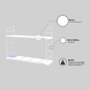 Hanah Home Armoni 2'li - Shiny White